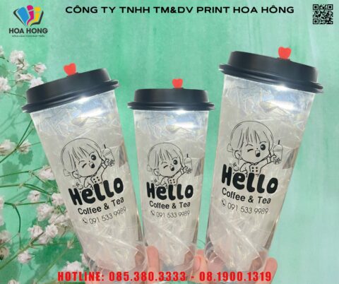 Cốc nhựa nắp tim