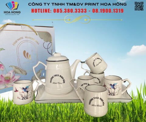 Bộ ấm chén quà tặng doanh nghiệp